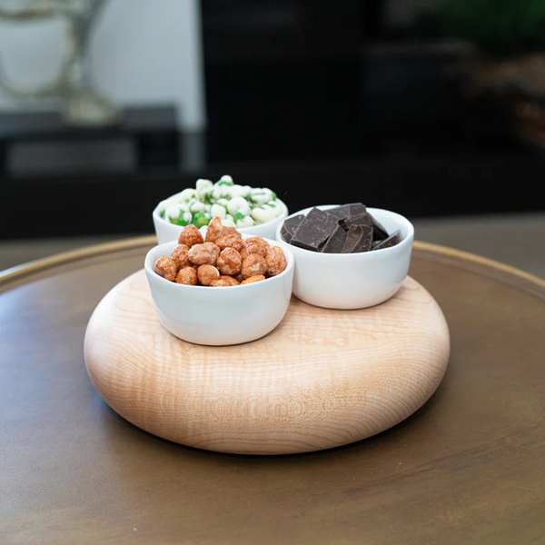 Small Round Wood Chopping Block
