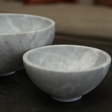 Chico Artisan Marble Bowl White