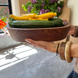 Medium Oval Bowl, Walnut
