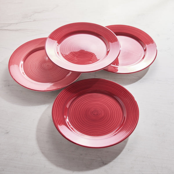 Le Crayon Dinner Plate in Burgundy