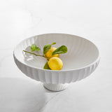 Cassian Fluted Footed Bowl