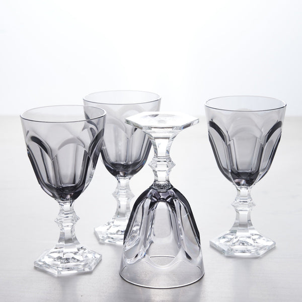 Dolce Vita Crystalline Water Glass Grigio