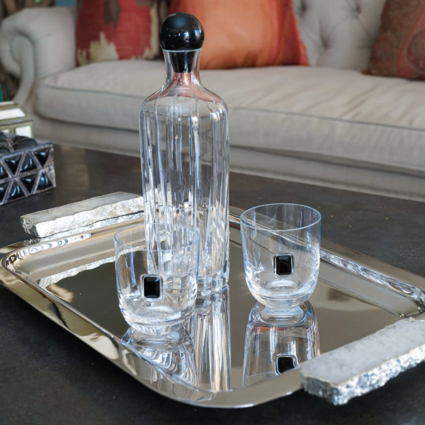 Elevo Luna Liquor Decanter, Obsidian