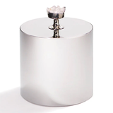 Hospitality Ice Bucket, Silver & Crystal