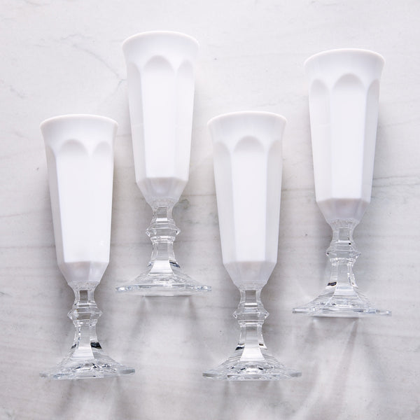 Dolce Vita Crystalline Flute Bianco