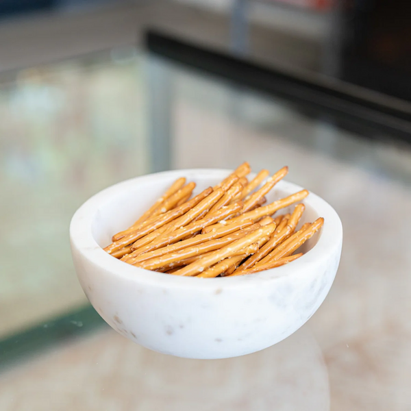 Medium White Marble Bowl
