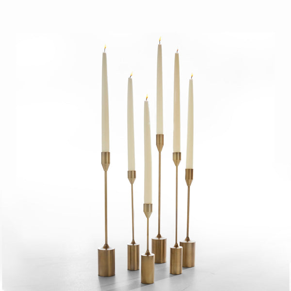 Mitford Tapers Brass