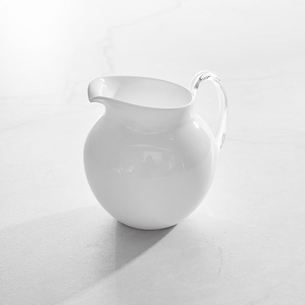 Plutone Crystalline Pitcher Bianco