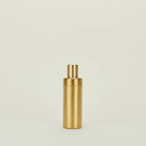 Simple Brass Cocktail Shaker
