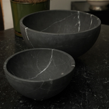 Grande Artisan Marble Bowl Black