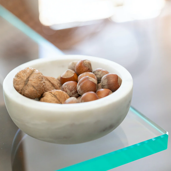 Small White Marble Bowl
